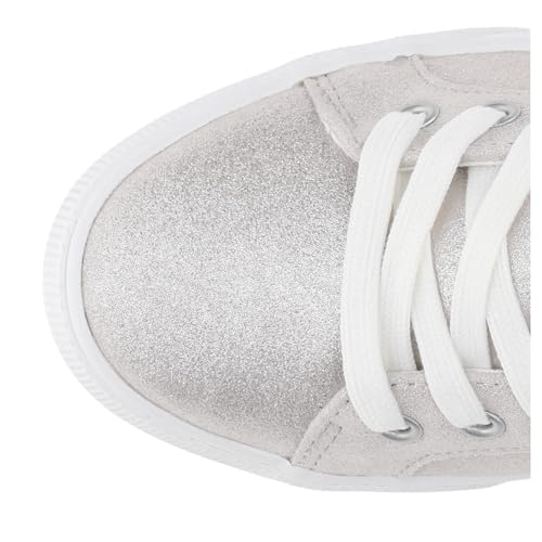 Peony Glitter Suede