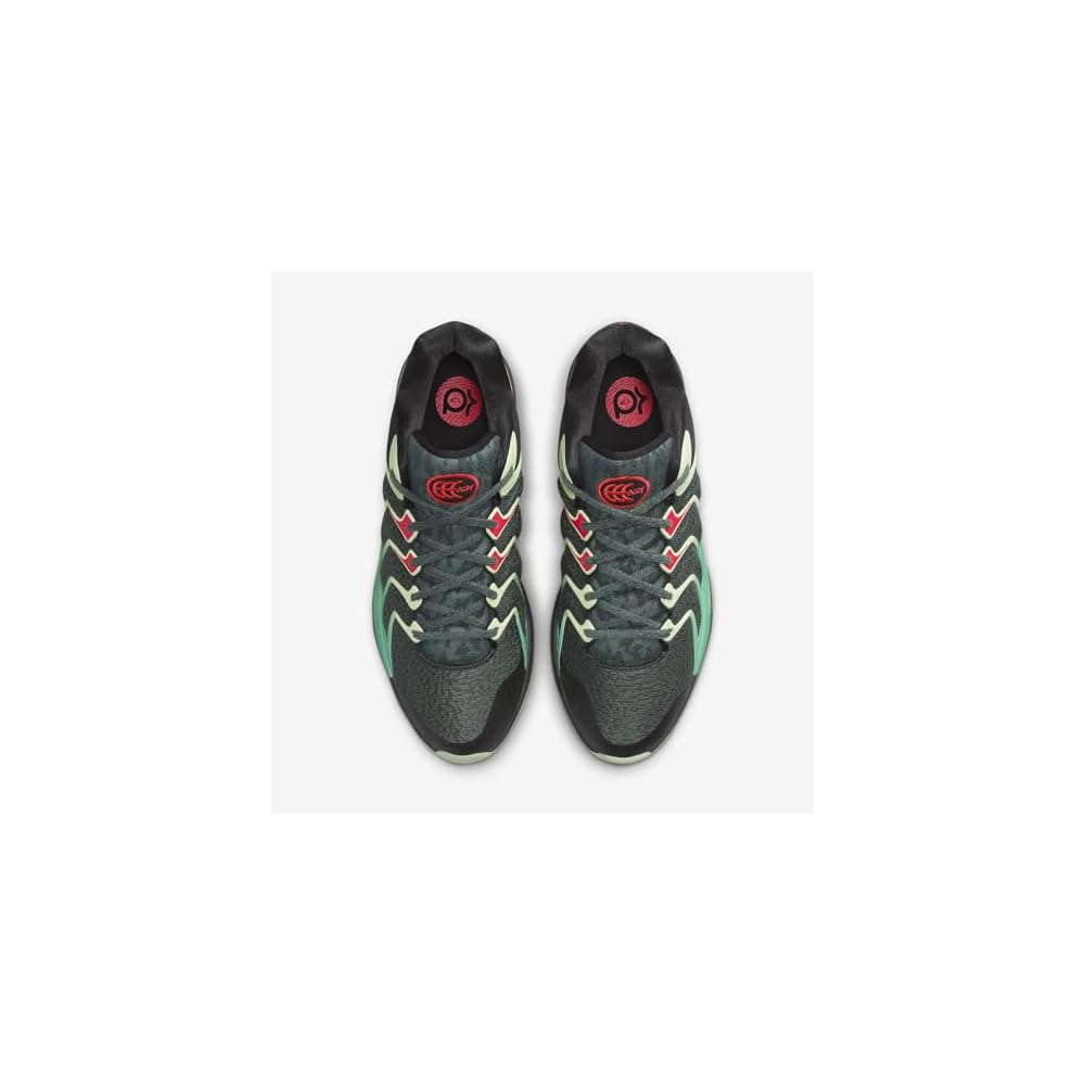 Black/Vintage Green/Night Forest/Bright Crimson