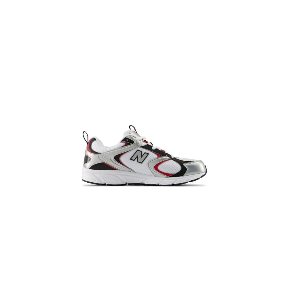 White/Silver Metallic/Shadow Red