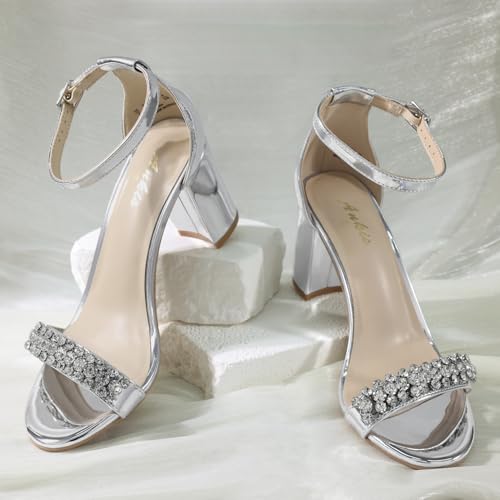 Silver Rhinestone