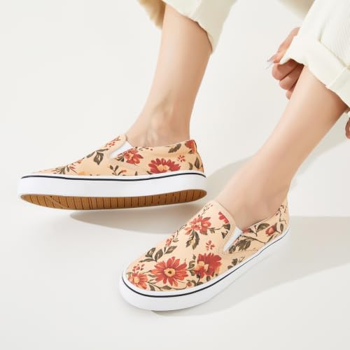 Vintage Floral Tan Base