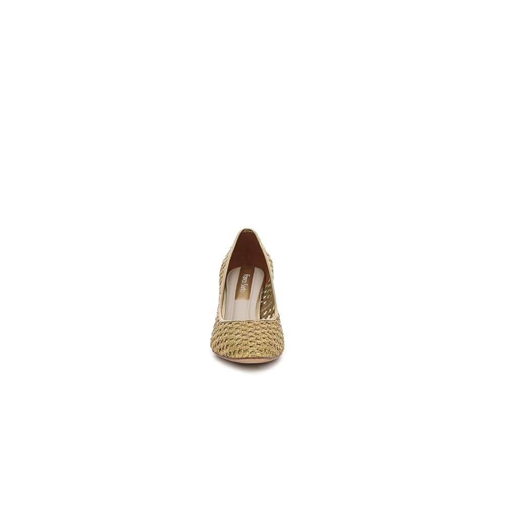 Gold Woven Faux Raffia