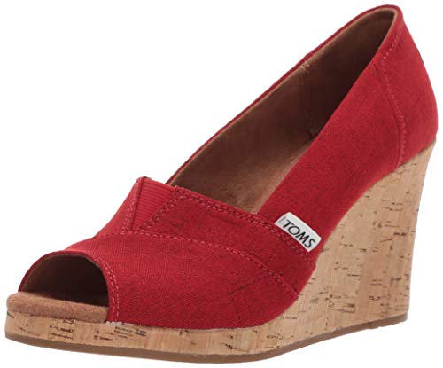 Red Crosshatch Jacquard