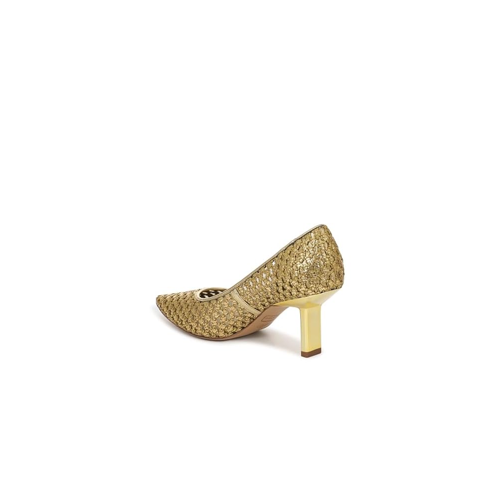 Gold Woven Faux Raffia
