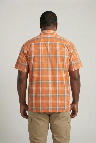 Dark Orange Plaid