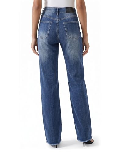 Dark Blue-raw Hem