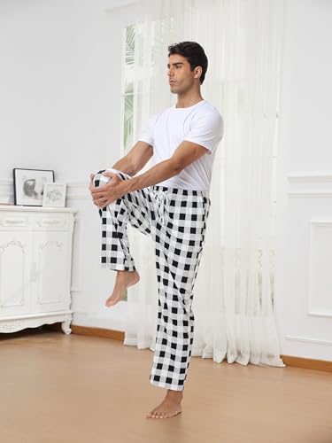 White Black Plaid