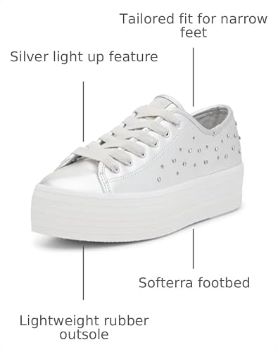 Silver Light Up Leather