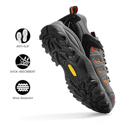 Black/Dark Grey/Orange-pu