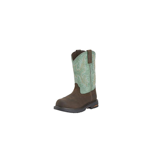 Oiled Dark Brown/Turquoise