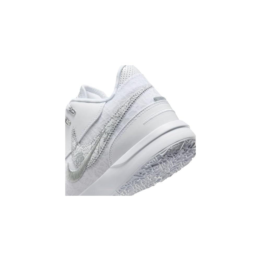 White/Metallic Silver/Light Smoke Grey