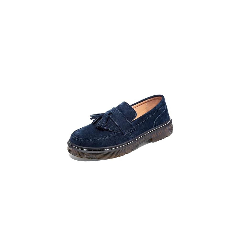 Navy Blue-suede