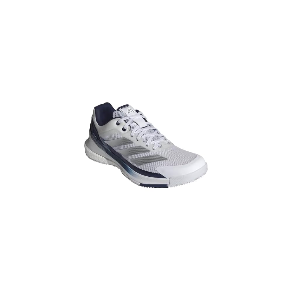 White/Silver Metallic/Dark Blue