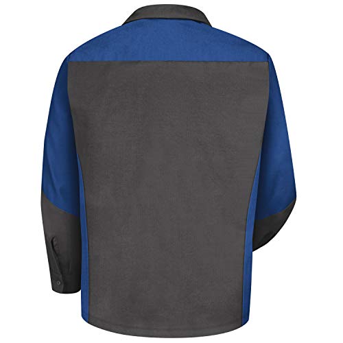 Charcoal/Royal Blue