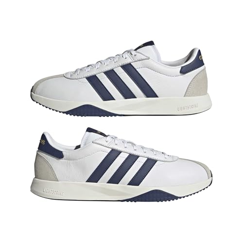 White/Dark Blue/Gold Metallic