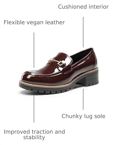 Burgundy-pat