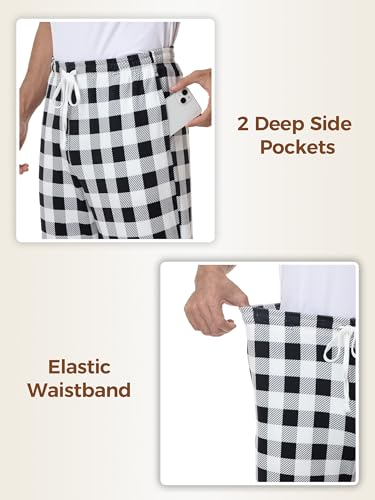 White Black Plaid