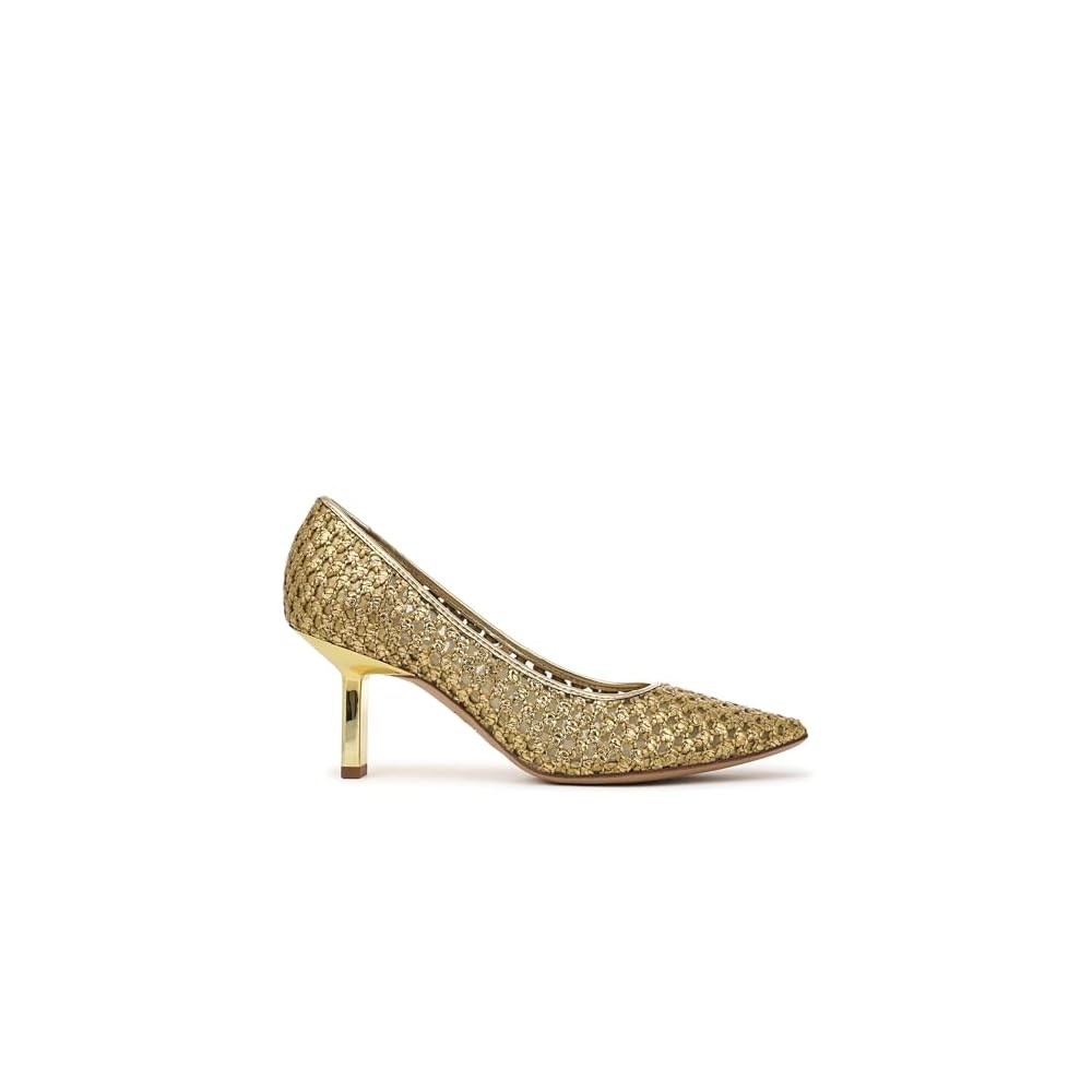 Gold Woven Faux Raffia