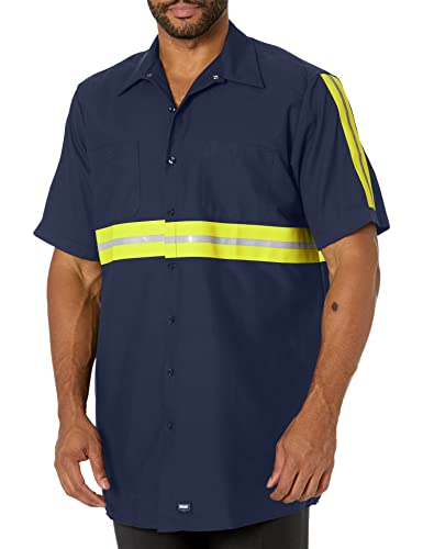 Navy With Yellow/Green Visibility Trim