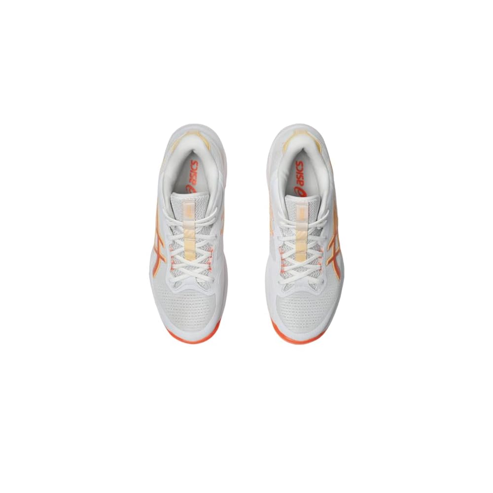 White/Vivid Coral