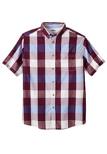 Burgundy Buffalo Check