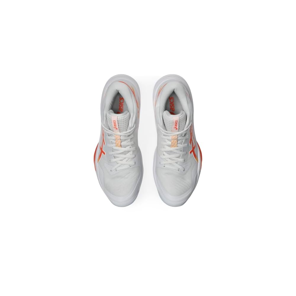 White/Vivid Coral