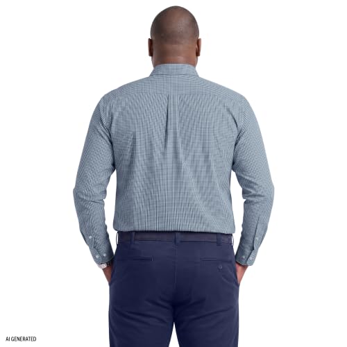Placid Blue Black Check