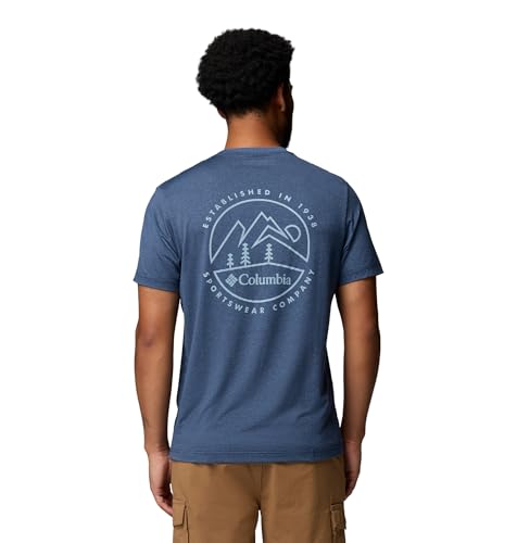Collegiate Navy Heather/Linear Peaks