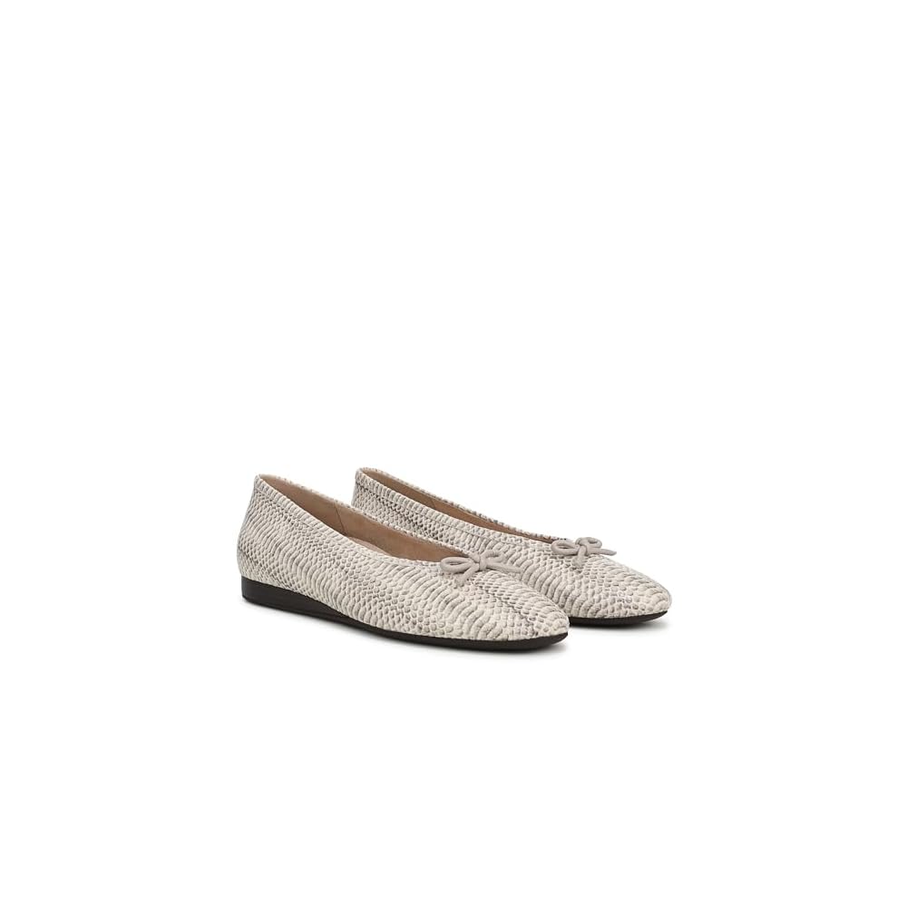 Ivory Python Print Leather