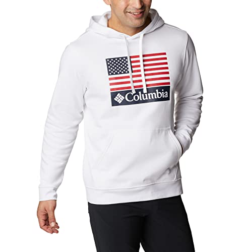 White/Us Flag Stamp