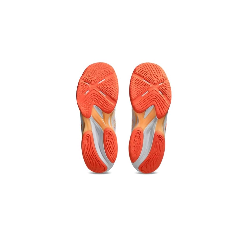 White/Vivid Coral