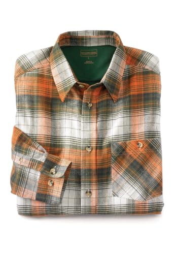 Bright Orange Plaid