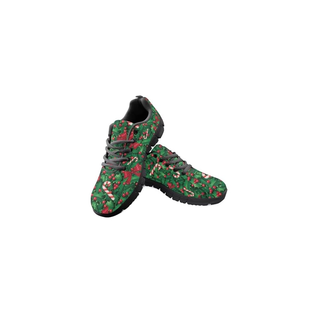 Green Candy Cane Christmas Holly