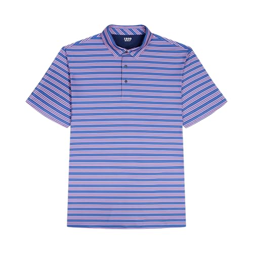 Bright Cobalt Blue Pink Stripe