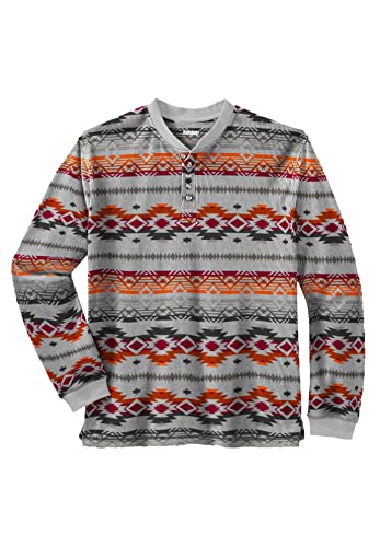 Grey Aztec Print