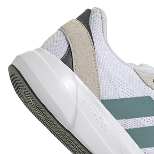 White/Powder Teal/Grey