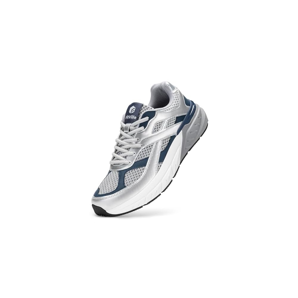 Silver/Navy