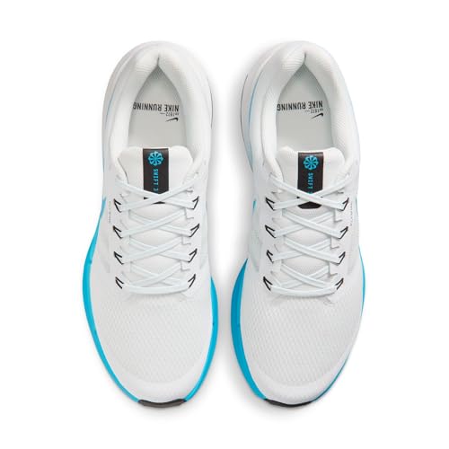 Off White/Light Current Blue-black
