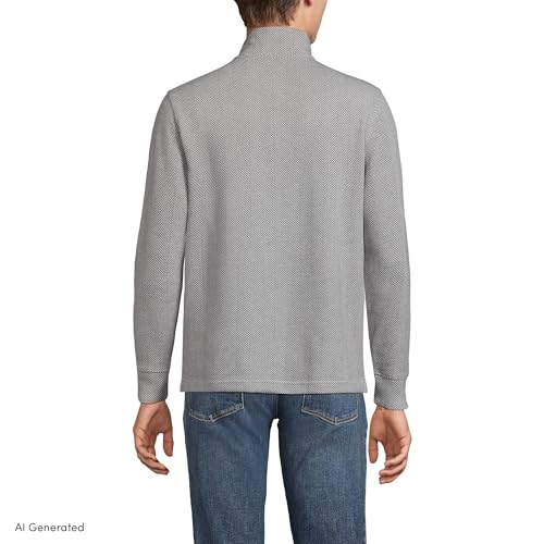 Charcoal Heather Herringbone
