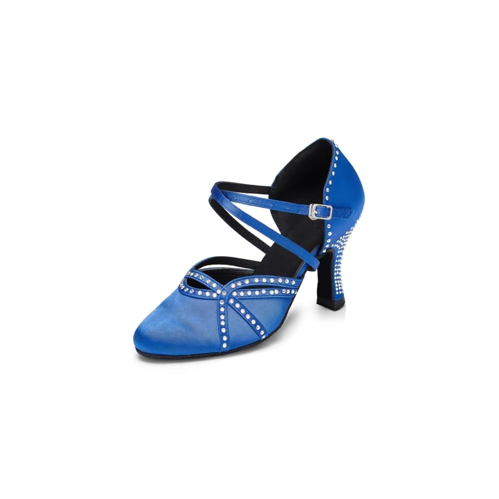 L161 Blue 7cm Heel