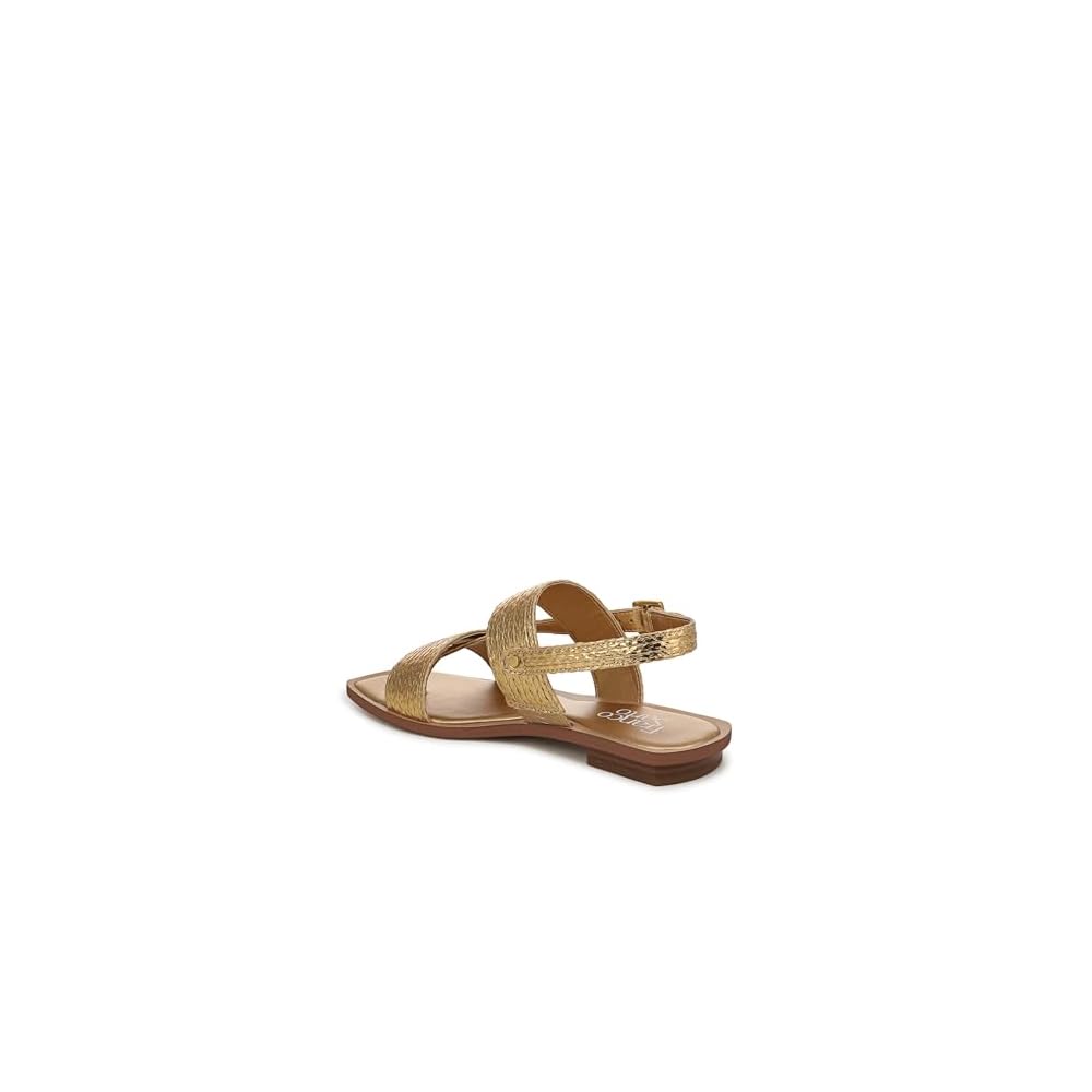 Ocra Gold Metallic Braided Raffia