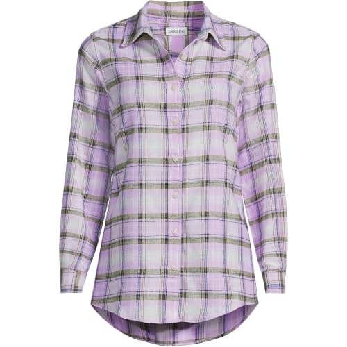 Blushed Lilac/Olive Plaid