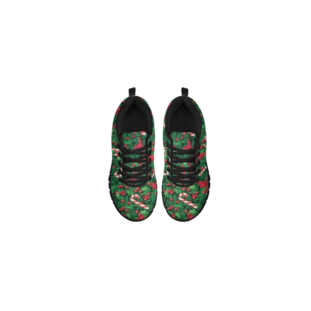 Green Candy Cane Christmas Holly