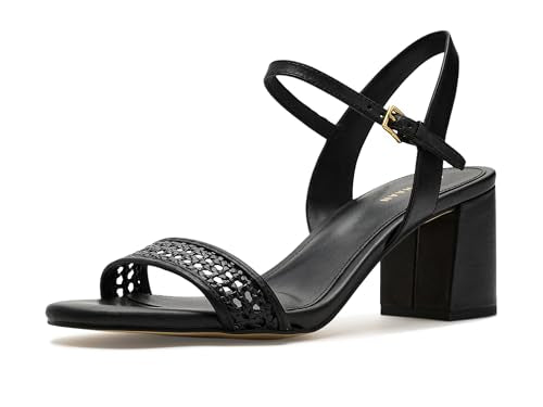 Black Leather/Black Woven