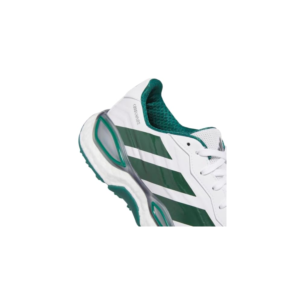 Footwear White/Collegiate Green/Silver Metallic