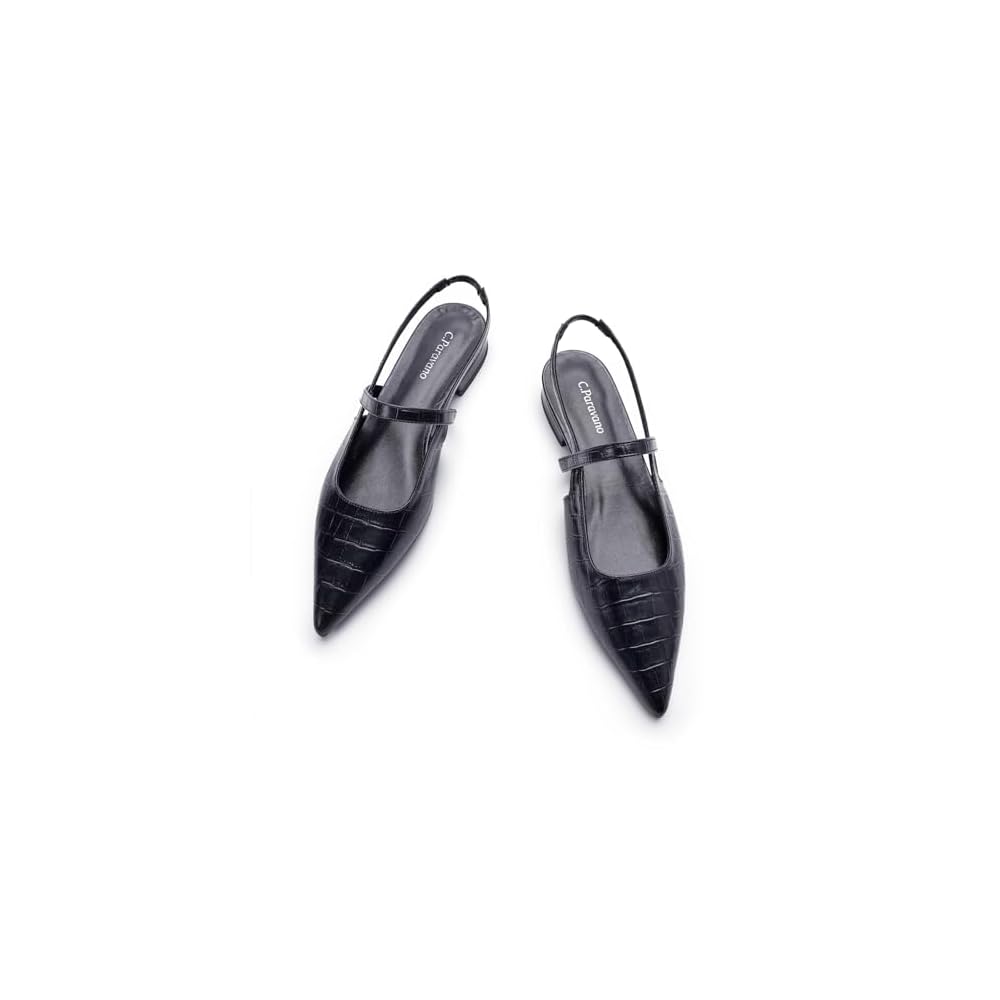 Croc Black Flats