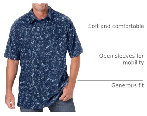 Navy Paisley