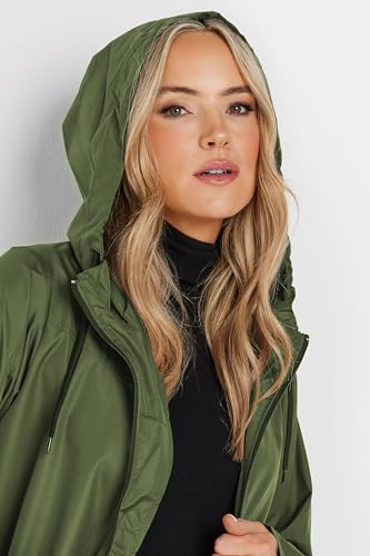 Long Tall Sally Tall Womens Khaki Pocket Parka Green 8