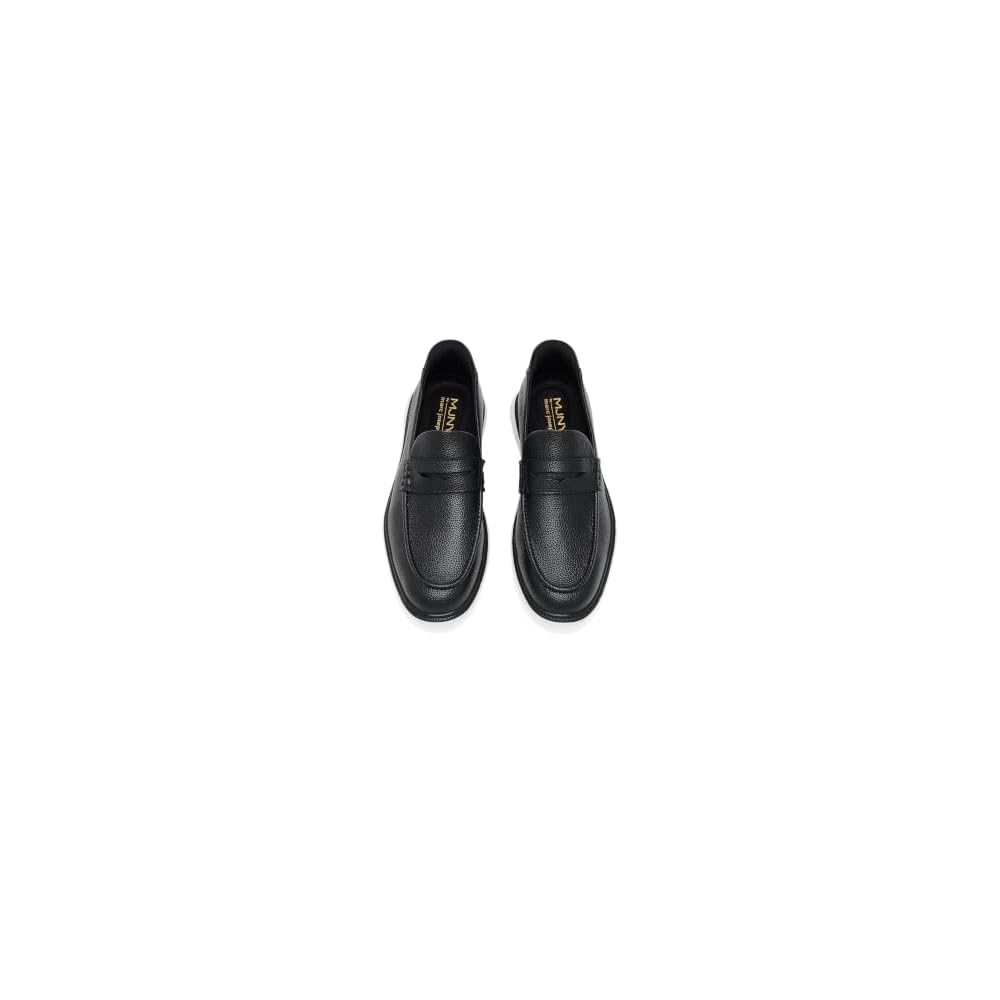 Black Grainy Leather