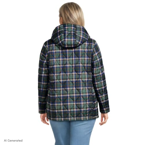 Dark Walnut/Pine Plaid